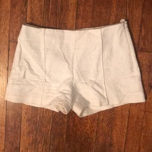Lilly Pulitzer high waisted white shorts